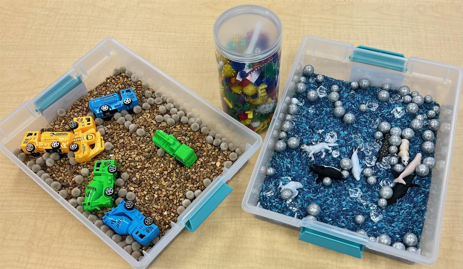 sensory bins