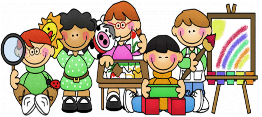 Clip art of PreK kids